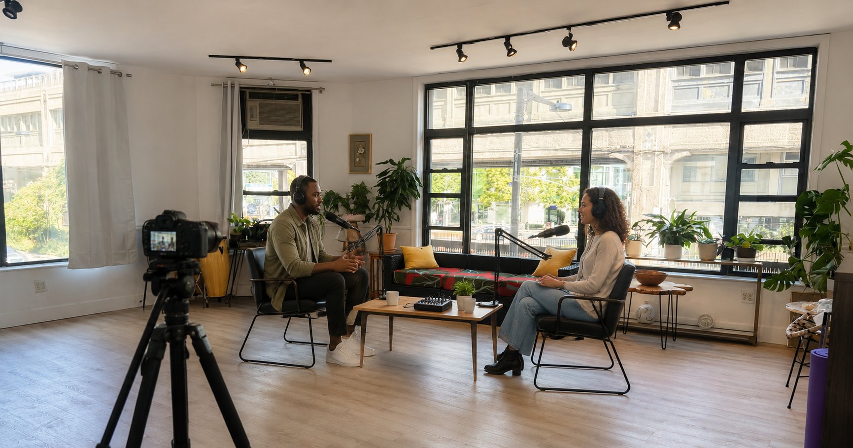 Podcast Recording Studio in Long Island City: A Quiet, Camera-Ready Space